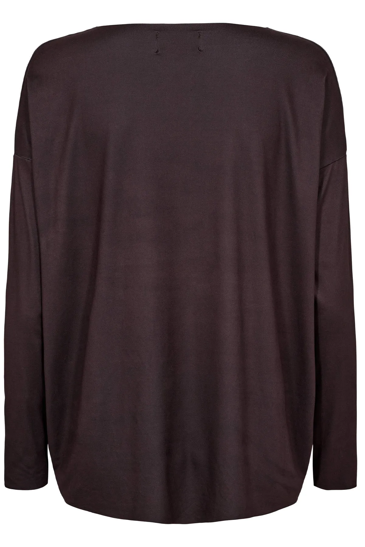 Alma Ls Top | Dark Brown | Bluse fra Liberté