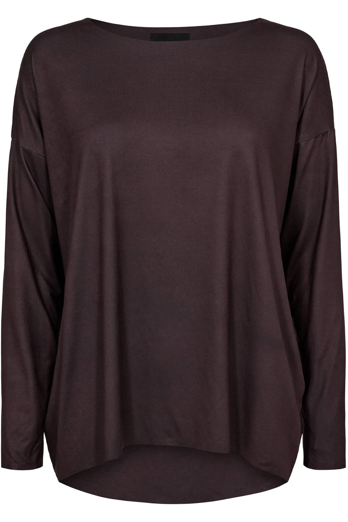 Alma Ls Top | Dark Brown | Bluse fra Liberté