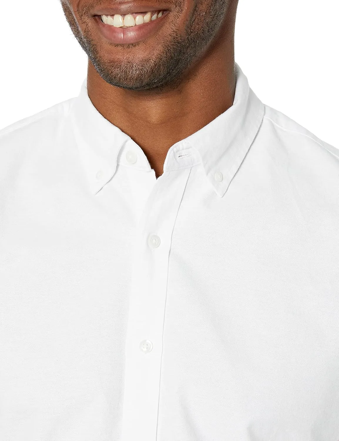 Amazon Essentials Slim-Fit Dress Shirts for Men - Long-Sleeve, Pocket, Button-Down Oxford Shirt