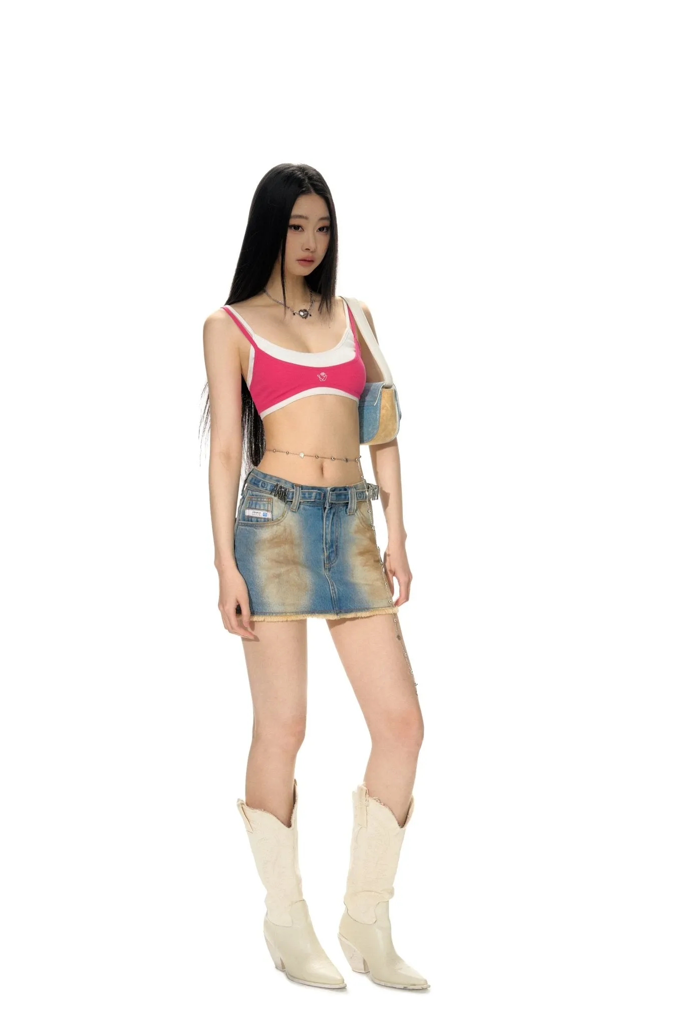Annotation Tank Top Pink