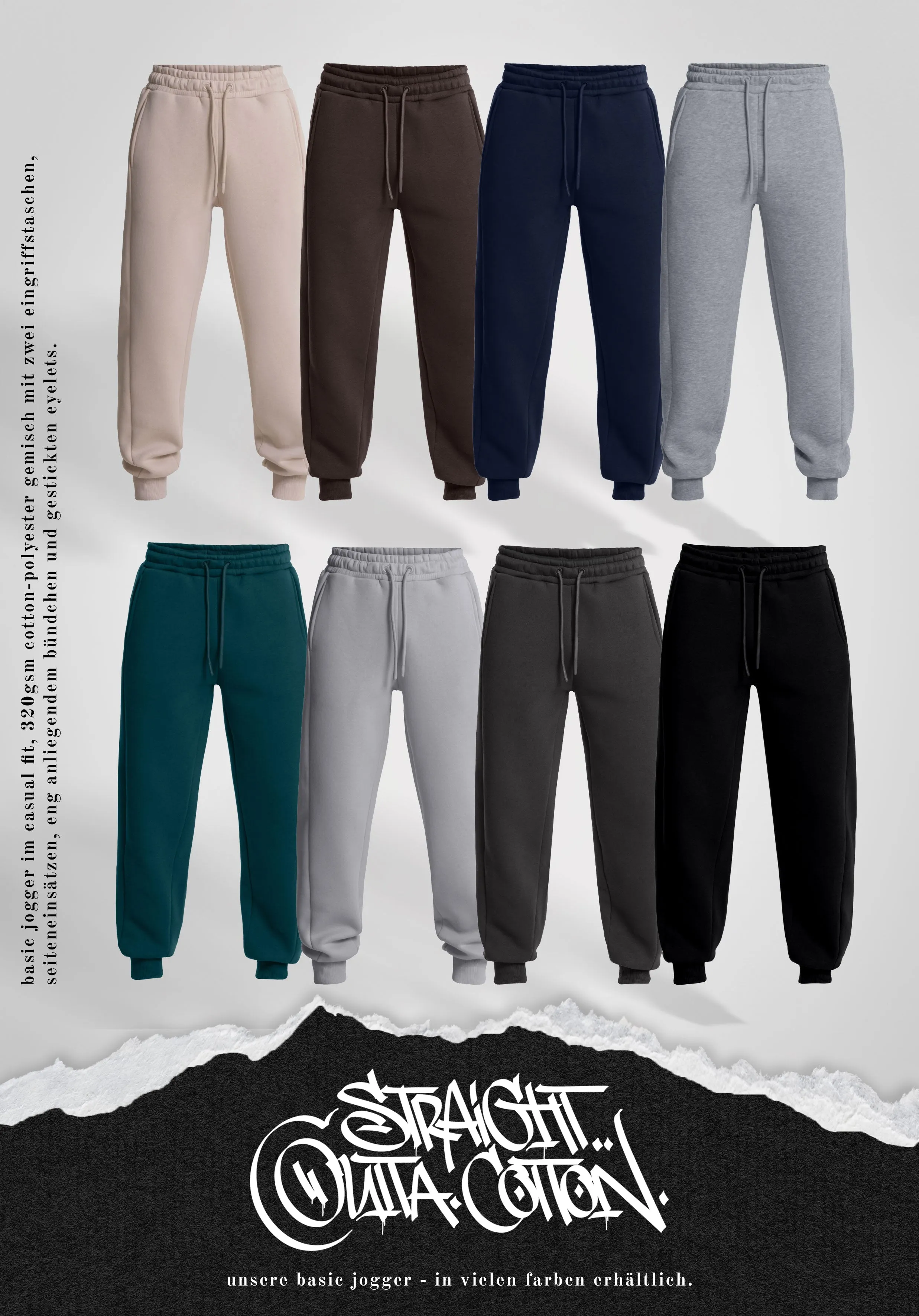 Basic Jogger Grey Melange
