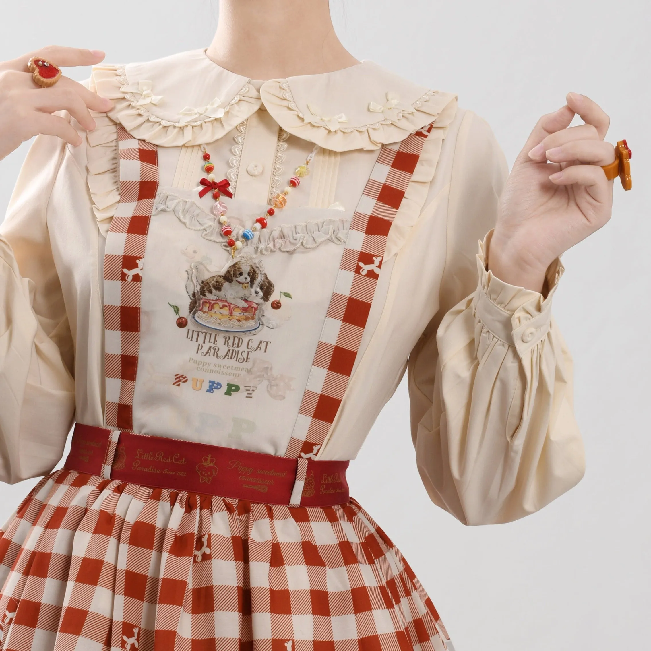 Bow Collar Long Sleeve Blouse