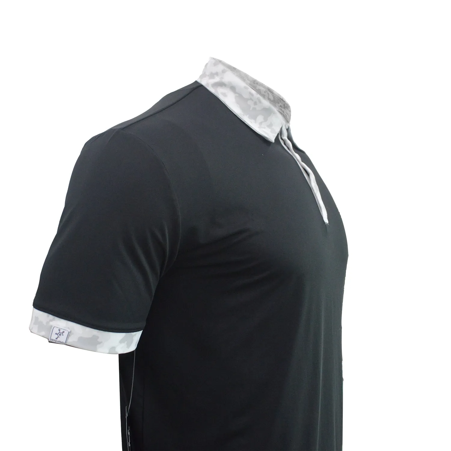 Camo Trimmed Polo
