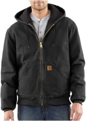 Carhartt Men's Big-Tall Quilted Flannel Lined Sandstone Active Jacket