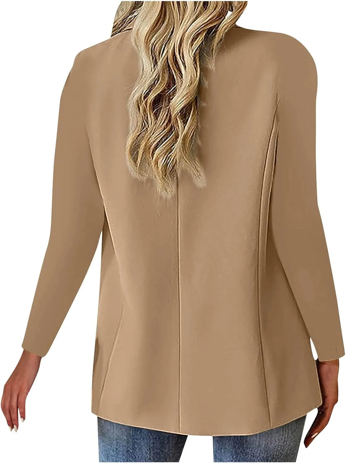 Cbcbtwo Blazers for Women Business Casual Jackets Long Sleeve Open Front Cardigan Work Suit Spring Fashion Blazer