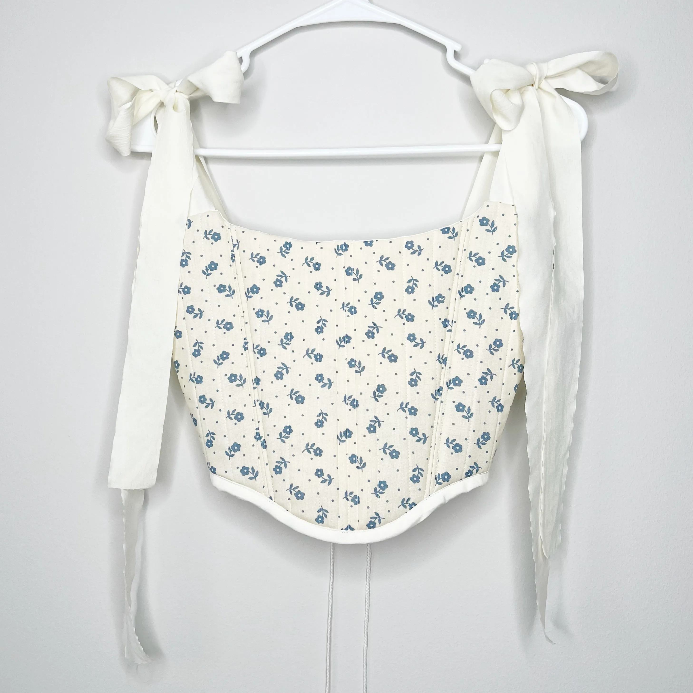 Cream Quilt Corset