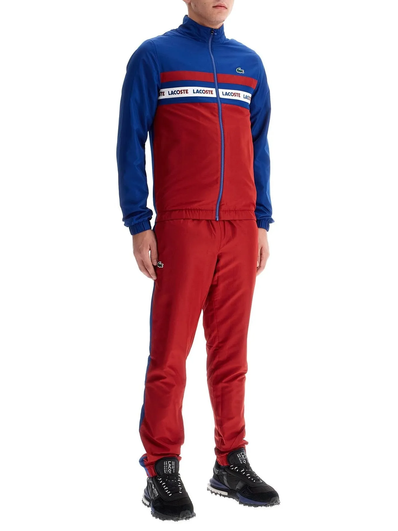 Diamond Taffeta Colorblock Tracksuit