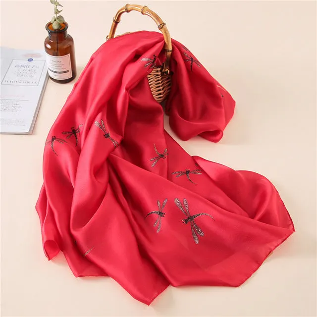 Fashion lady silk scarf