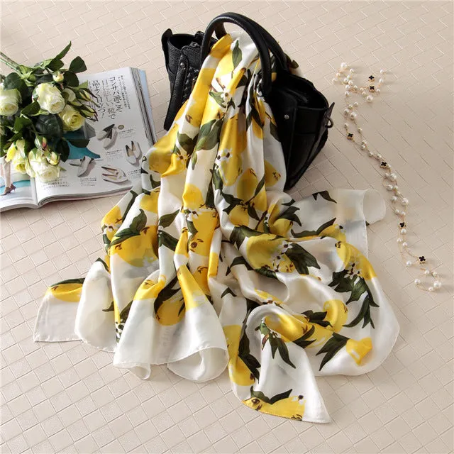 Fashion lady silk scarf