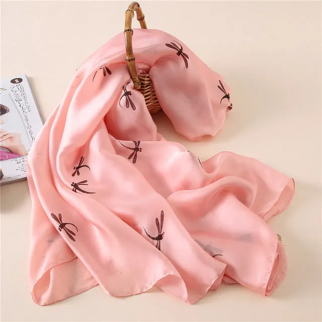 Fashion lady silk scarf