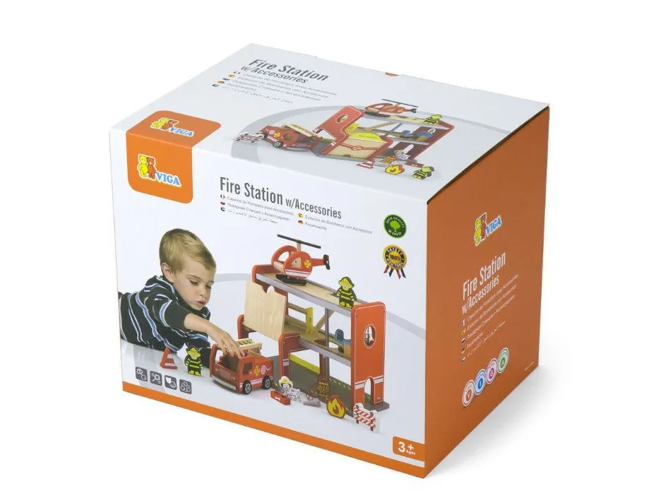 Fire Station with Accessories