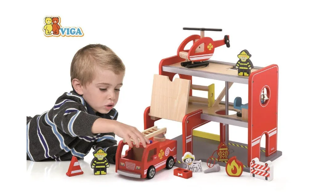 Fire Station with Accessories