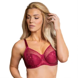 Fit Fully Yours Carmen Full Cup Bra Deep Red