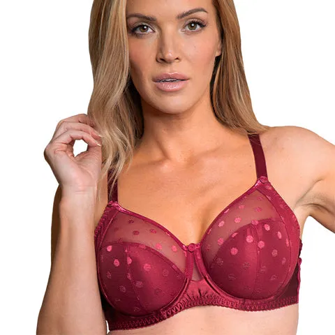 Fit Fully Yours Carmen Full Cup Bra Deep Red
