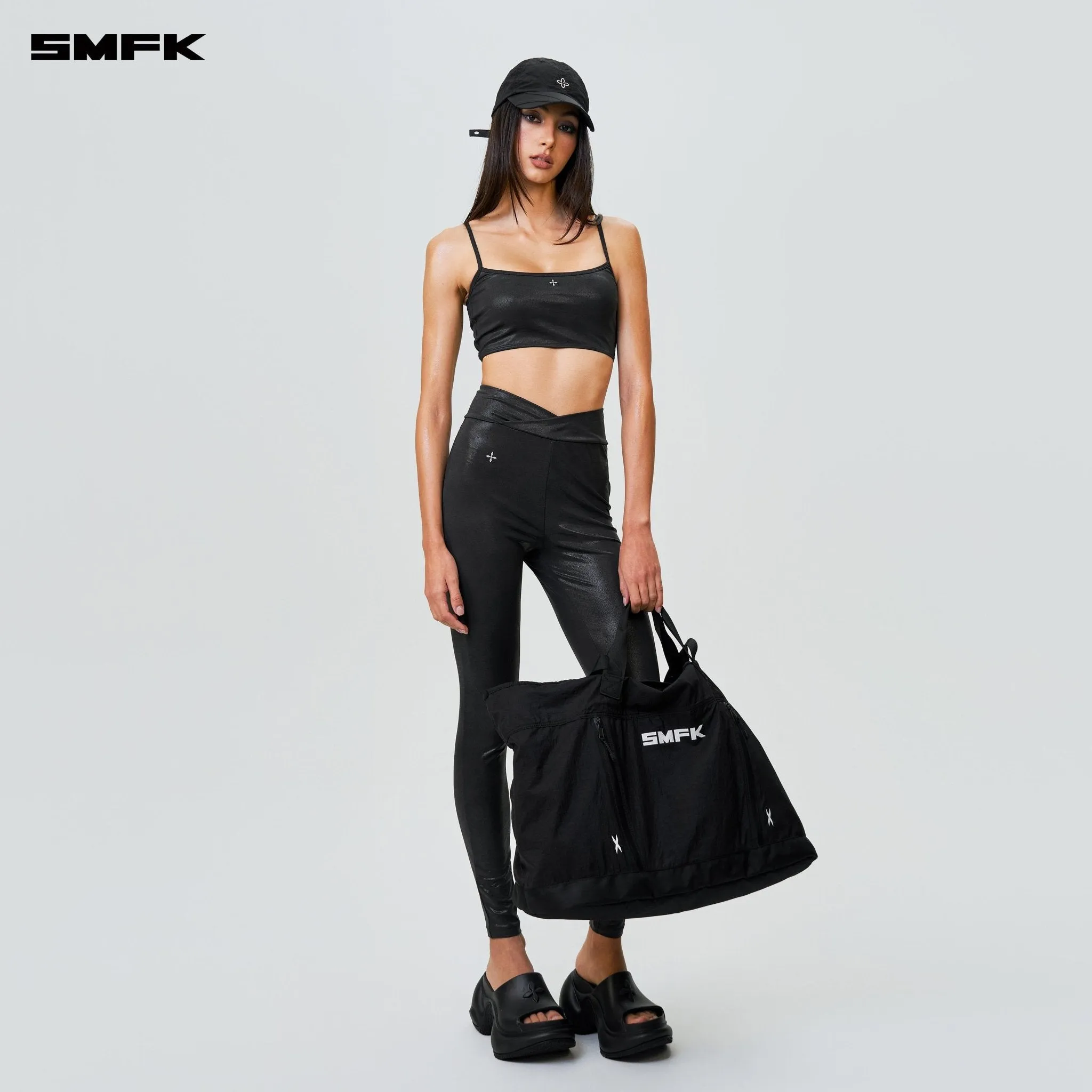 FUTURE Wave Mindful Body Shaping Strap Top Black