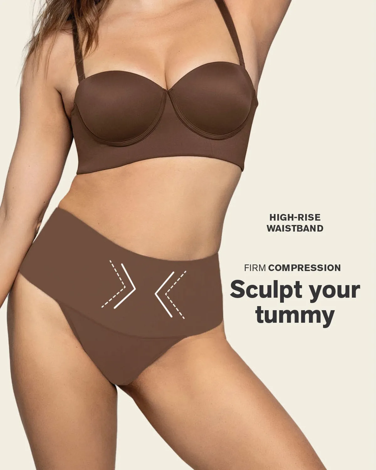 High-Tech High-Waisted Sculpting Thong