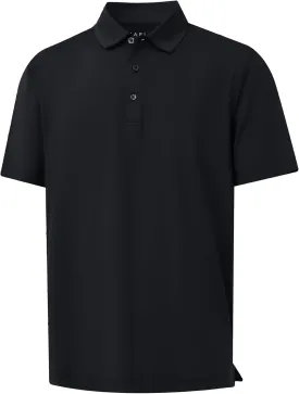 M MAELREG Golf Shirts for Men Dry Fit Moisture Wicking Performance Solid Collared Casual Mens Polo Shirts Short Sleeve