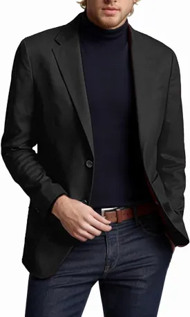 Mens Casual Knit Blazer Suit Jackets Two Button Lightweight Sport Coats Business Suit Jacket for Men
