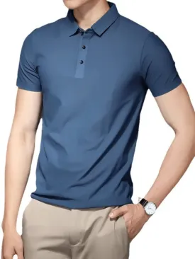 Men's Elastic Non-Marking Short-Sleeved Quick-Drying Polo Shirt