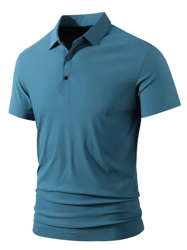 Men's Elastic Non-Marking Short-Sleeved Quick-Drying Polo Shirt