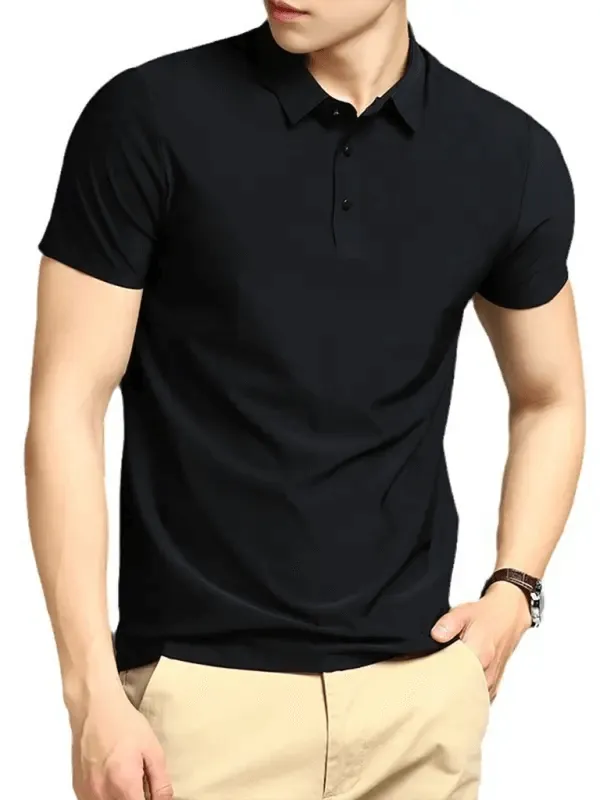 Men's Elastic Non-Marking Short-Sleeved Quick-Drying Polo Shirt