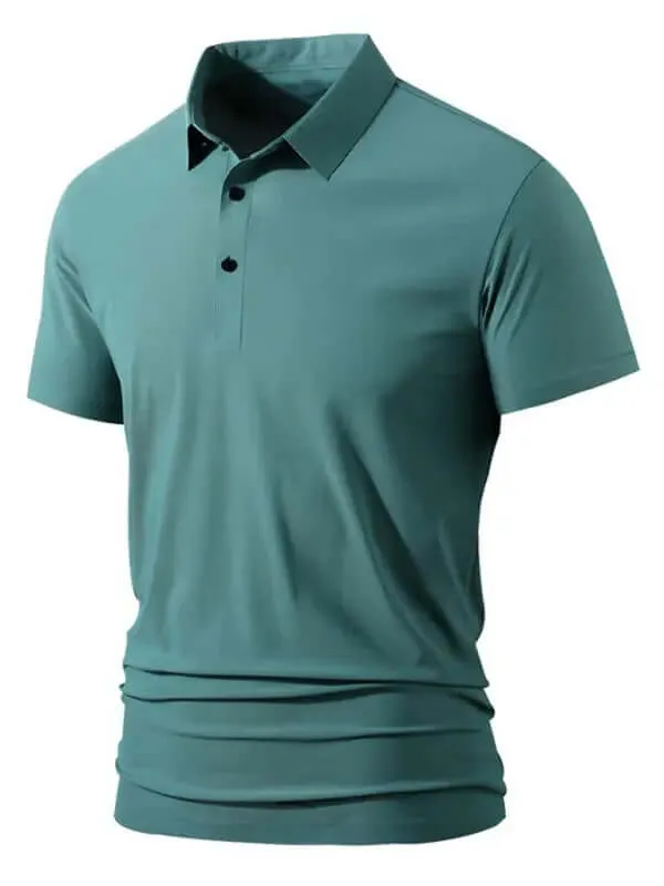 Men's Elastic Non-Marking Short-Sleeved Quick-Drying Polo Shirt