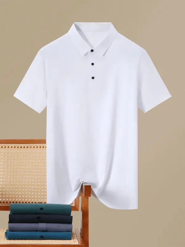 Men's Elastic Non-Marking Short-Sleeved Quick-Drying Polo Shirt