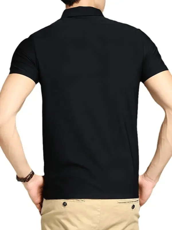 Men's Elastic Non-Marking Short-Sleeved Quick-Drying Polo Shirt