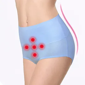 Modal High Waisted Breathable Magnetotherapy Healthcare Seamfree Panties