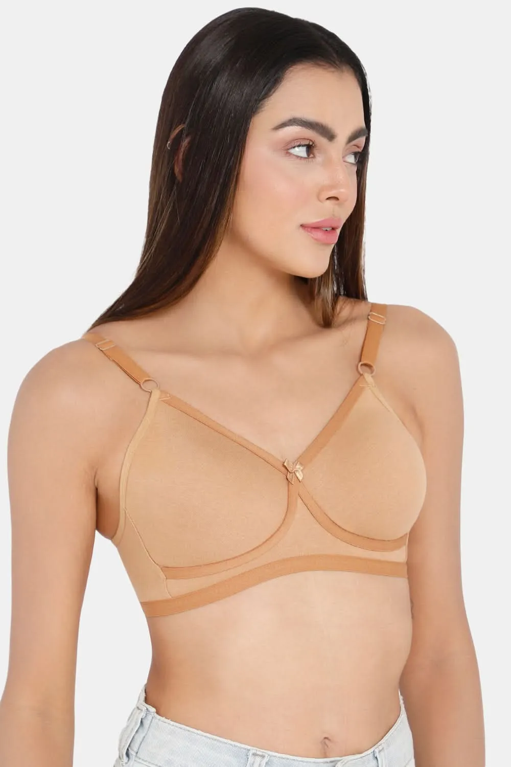 Naidu Hall High Coverage Non-Padded Non-Wired T-Shirt Bra - CLASSI