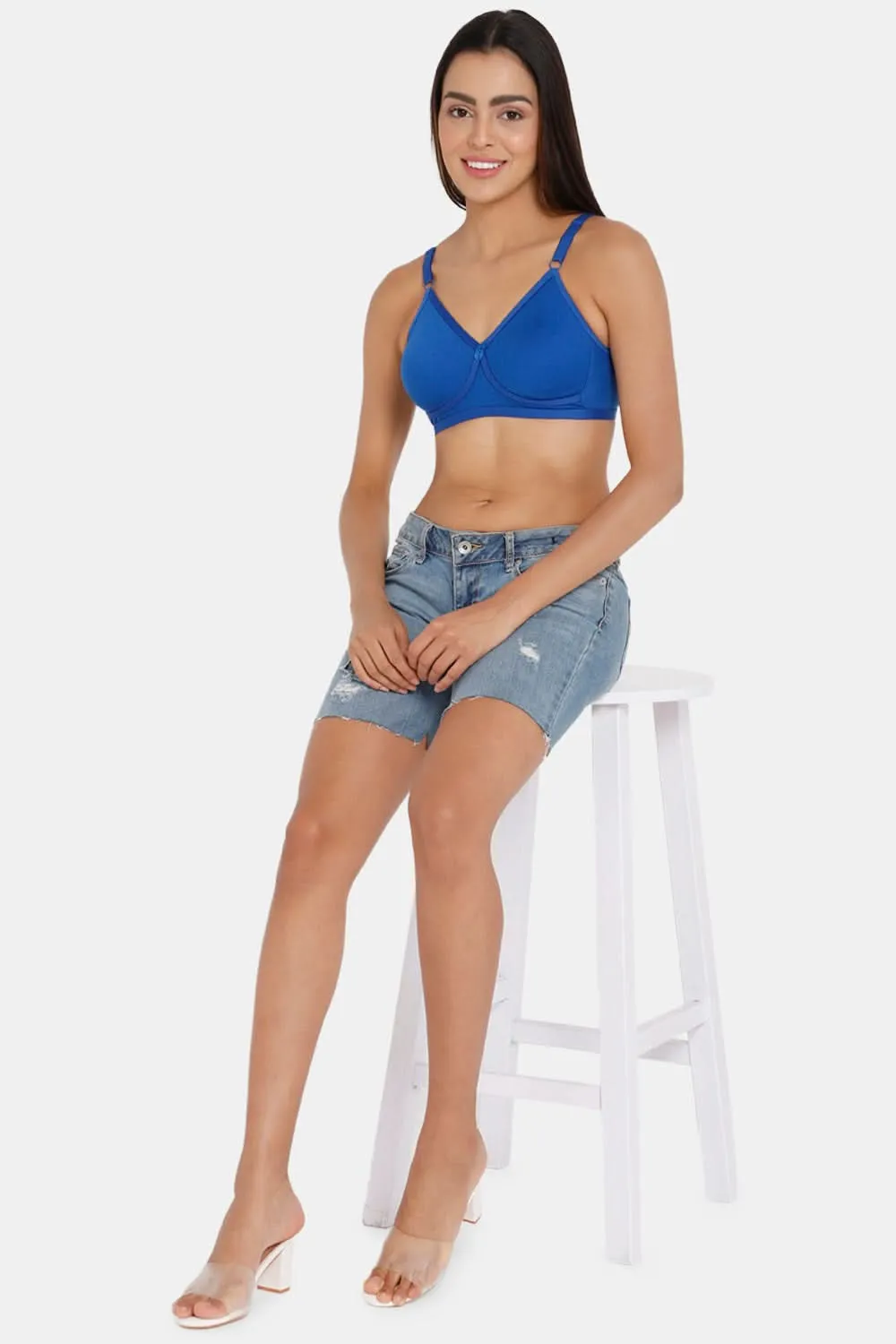 Naidu Hall High Coverage Non-Padded Non-Wired T-Shirt Bra - CLASSI