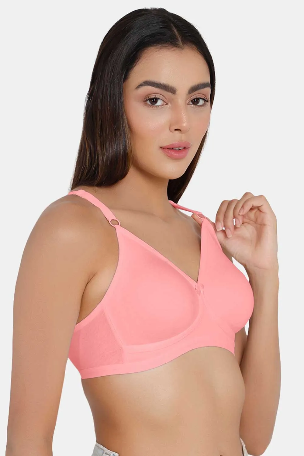 Naidu Hall High Coverage Non-Padded Non-Wired T-Shirt Bra - CLASSI
