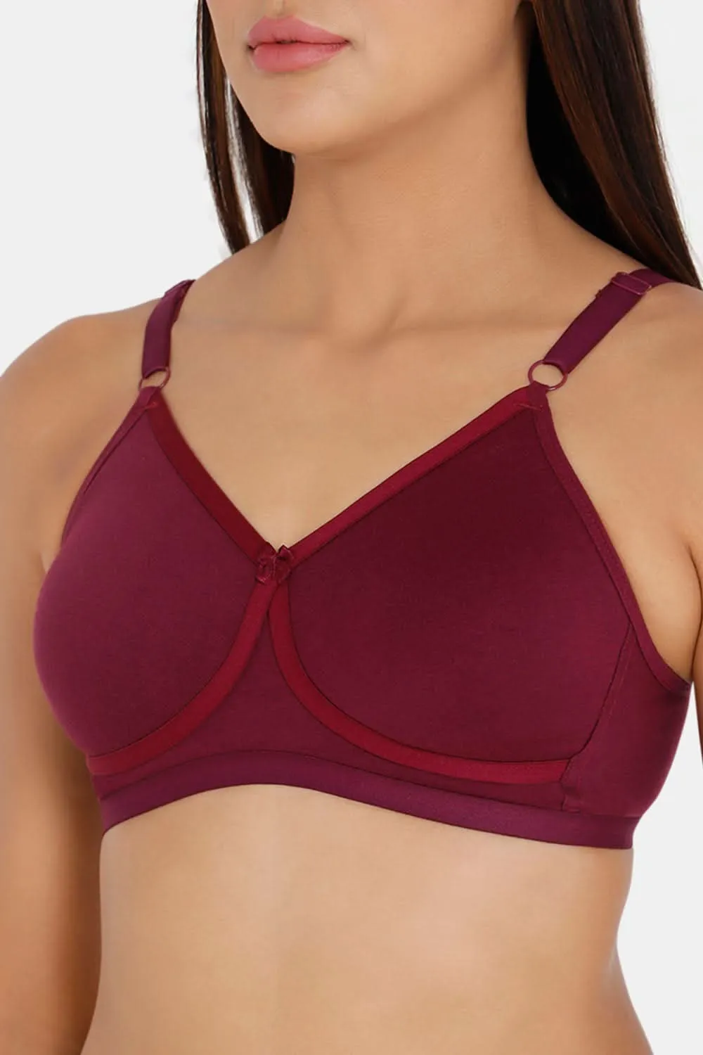 Naidu Hall High Coverage Non-Padded Non-Wired T-Shirt Bra - CLASSI