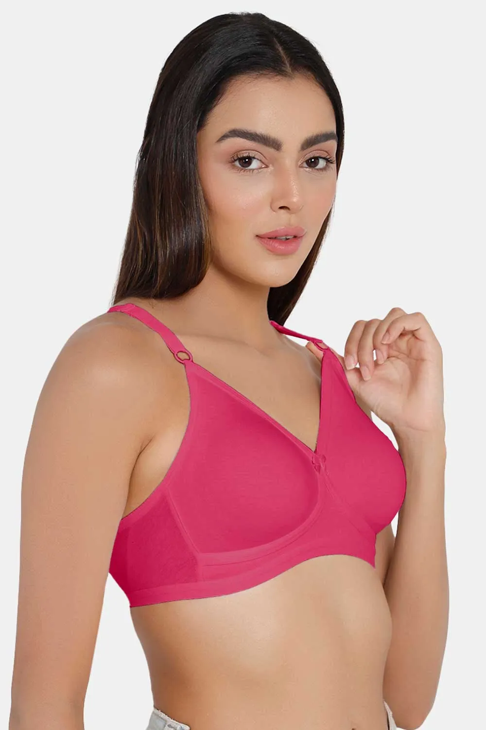 Naidu Hall High Coverage Non-Padded Non-Wired T-Shirt Bra - CLASSI