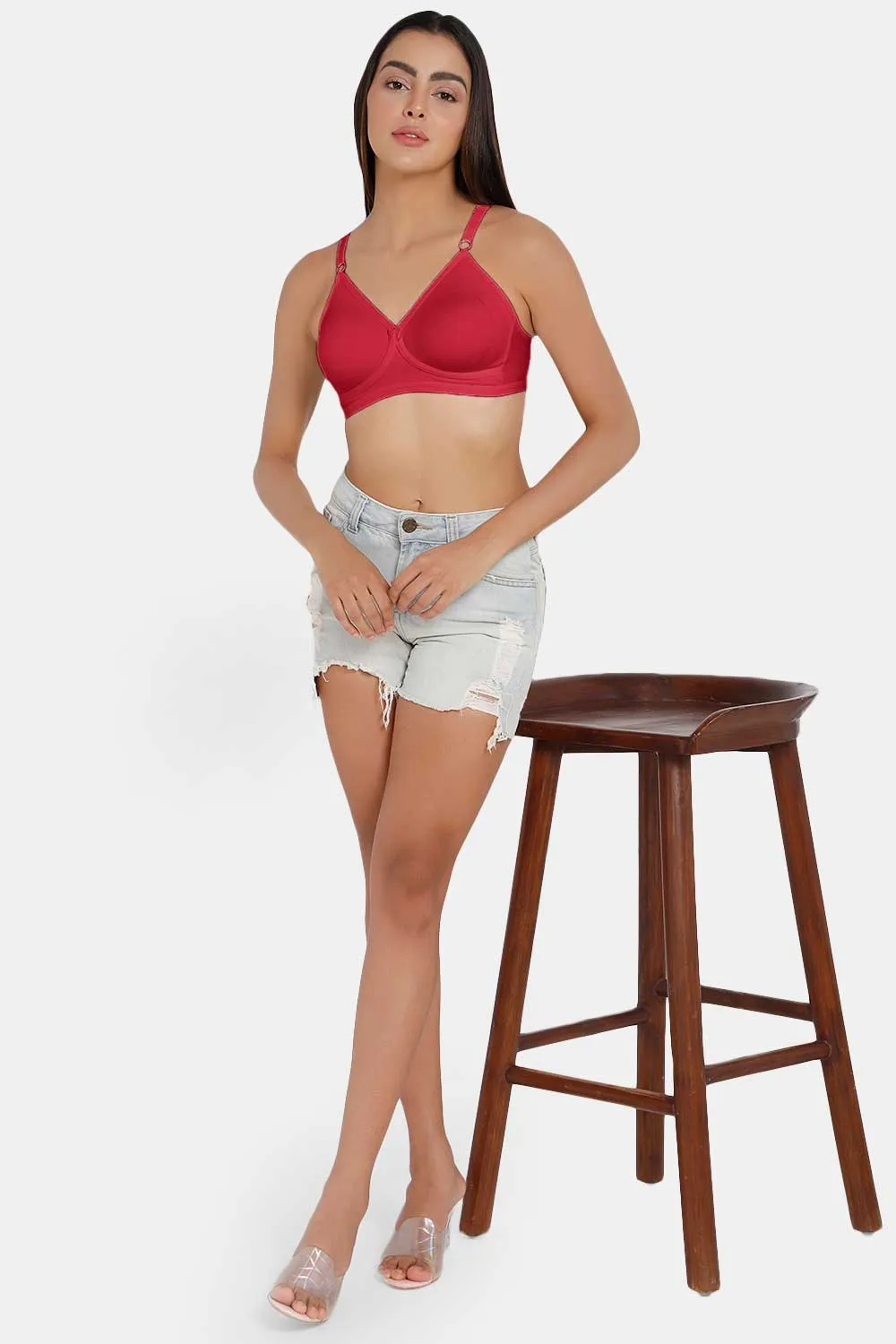 Naidu Hall High Coverage Non-Padded Non-Wired T-Shirt Bra - CLASSI