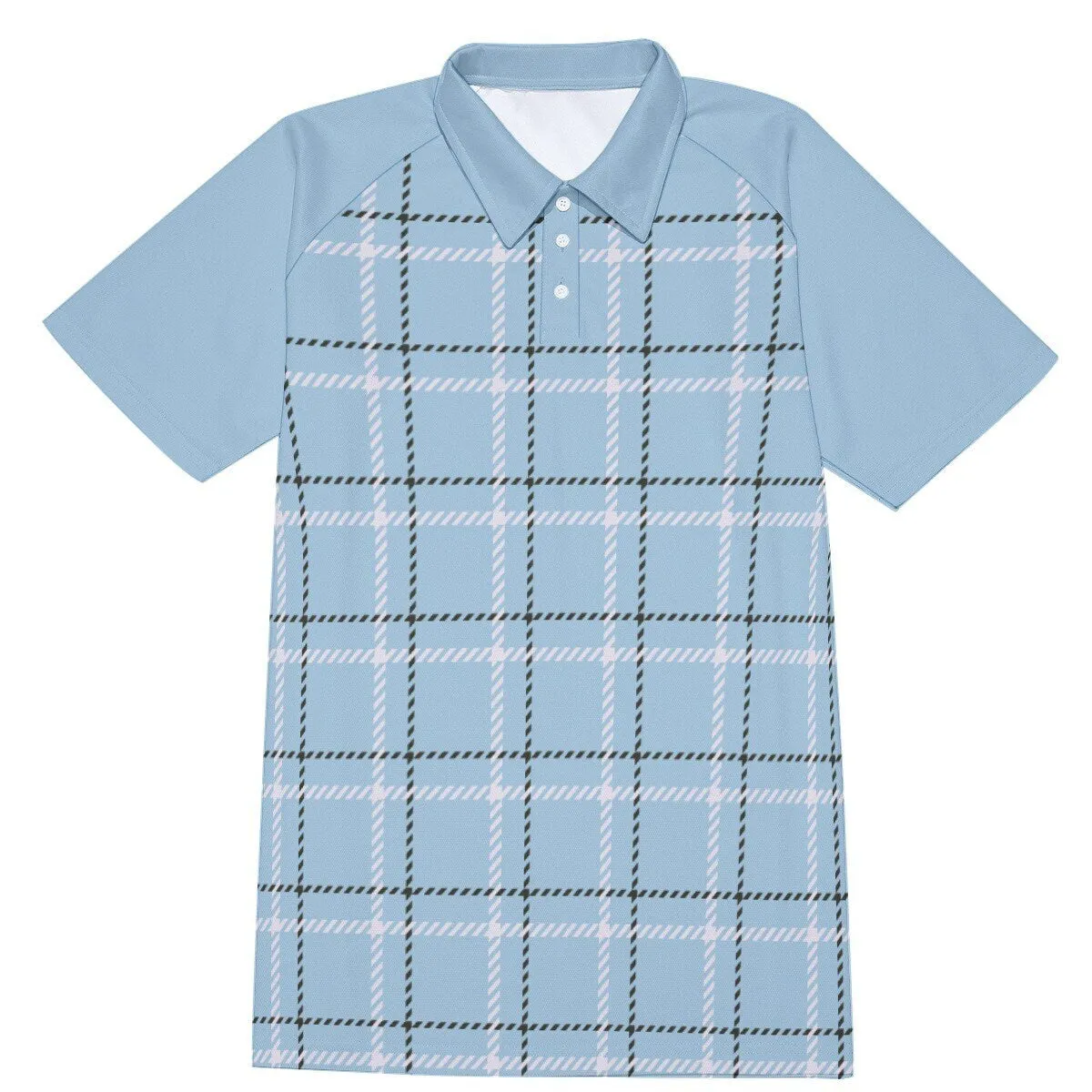 Polo Shirt, Men's vintage shirt, Vintage style shirt men, Men's polo shirt, Men's shirt, Blue Polo Shirt, Vintage shirt Men,Plaid polo Shirt