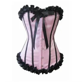 Strapless Corset with Ruffled Edges