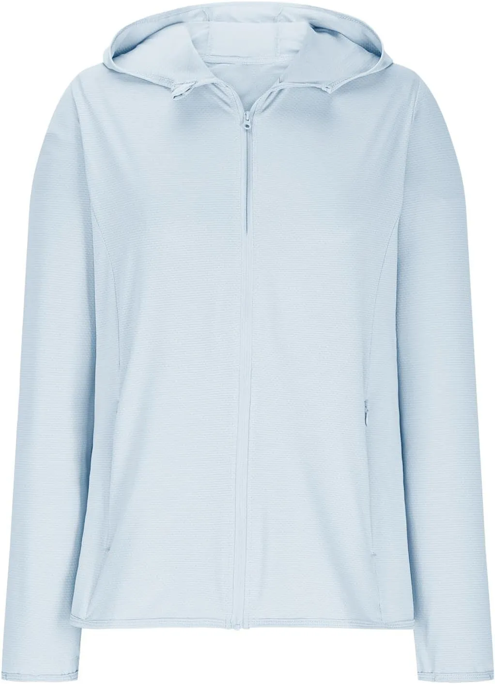 Sun Protection Shirts for Women UPF 50  SPF UV Long Sleeve Zip Up Hoodies Summer Outdoor Hiking Cooling Athletic Jackets