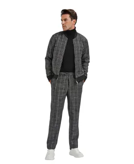 Tazzio Skinny Fit The Gentlemen Tracksuit, Black