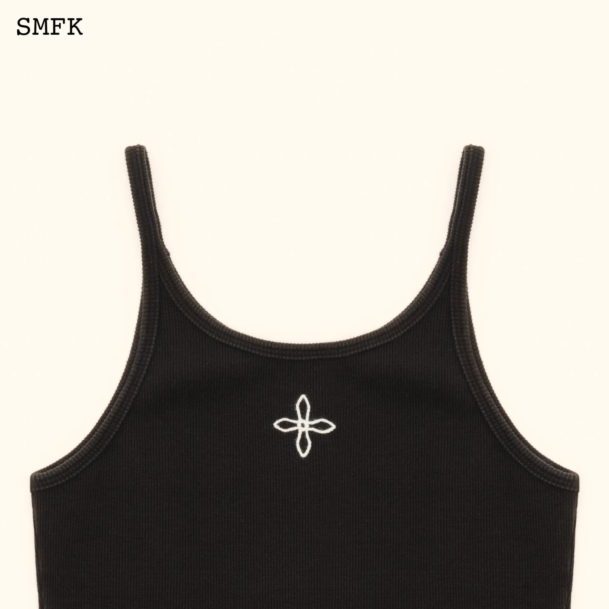 WildWorld Cross Sporty Vest Top In Black