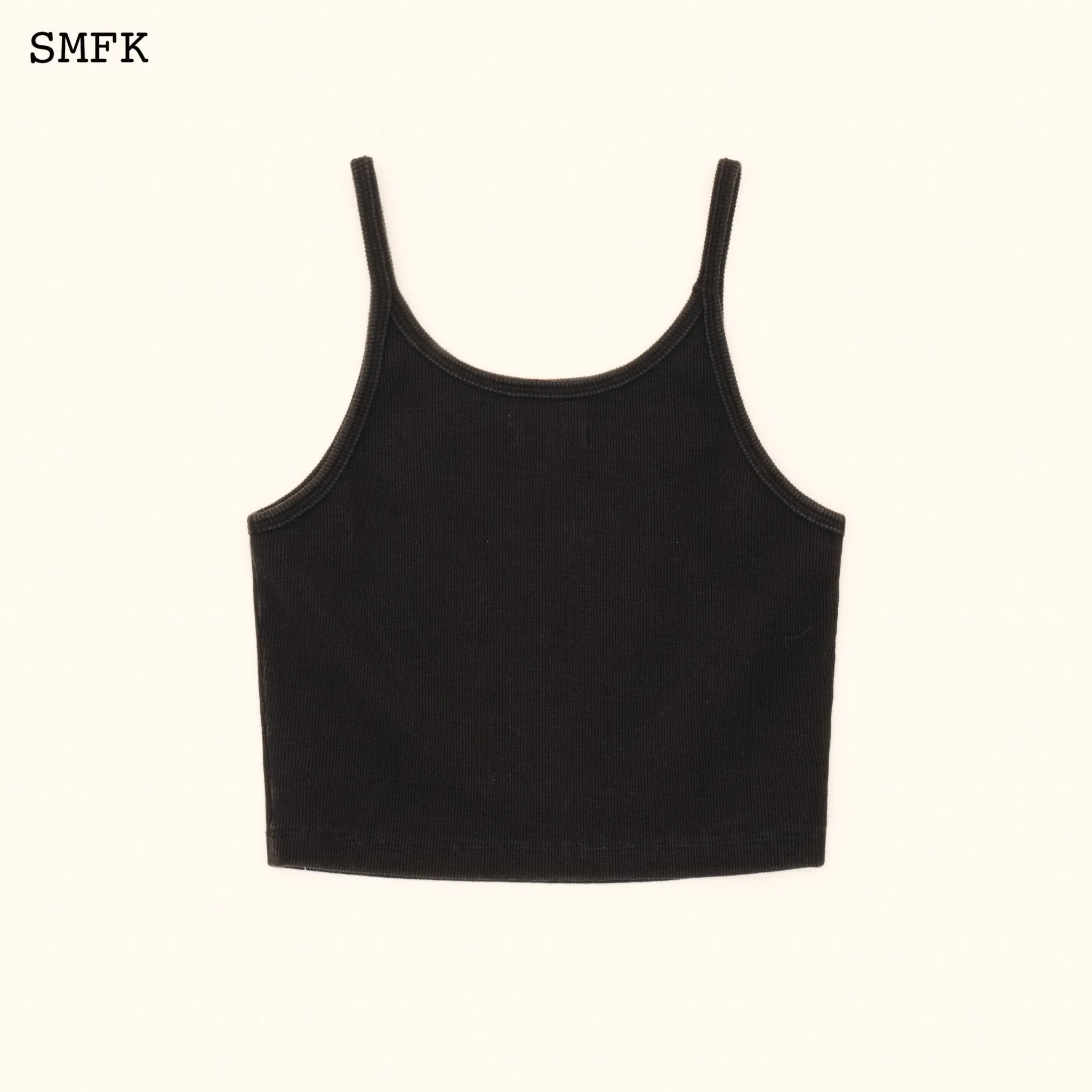 WildWorld Cross Sporty Vest Top In Black