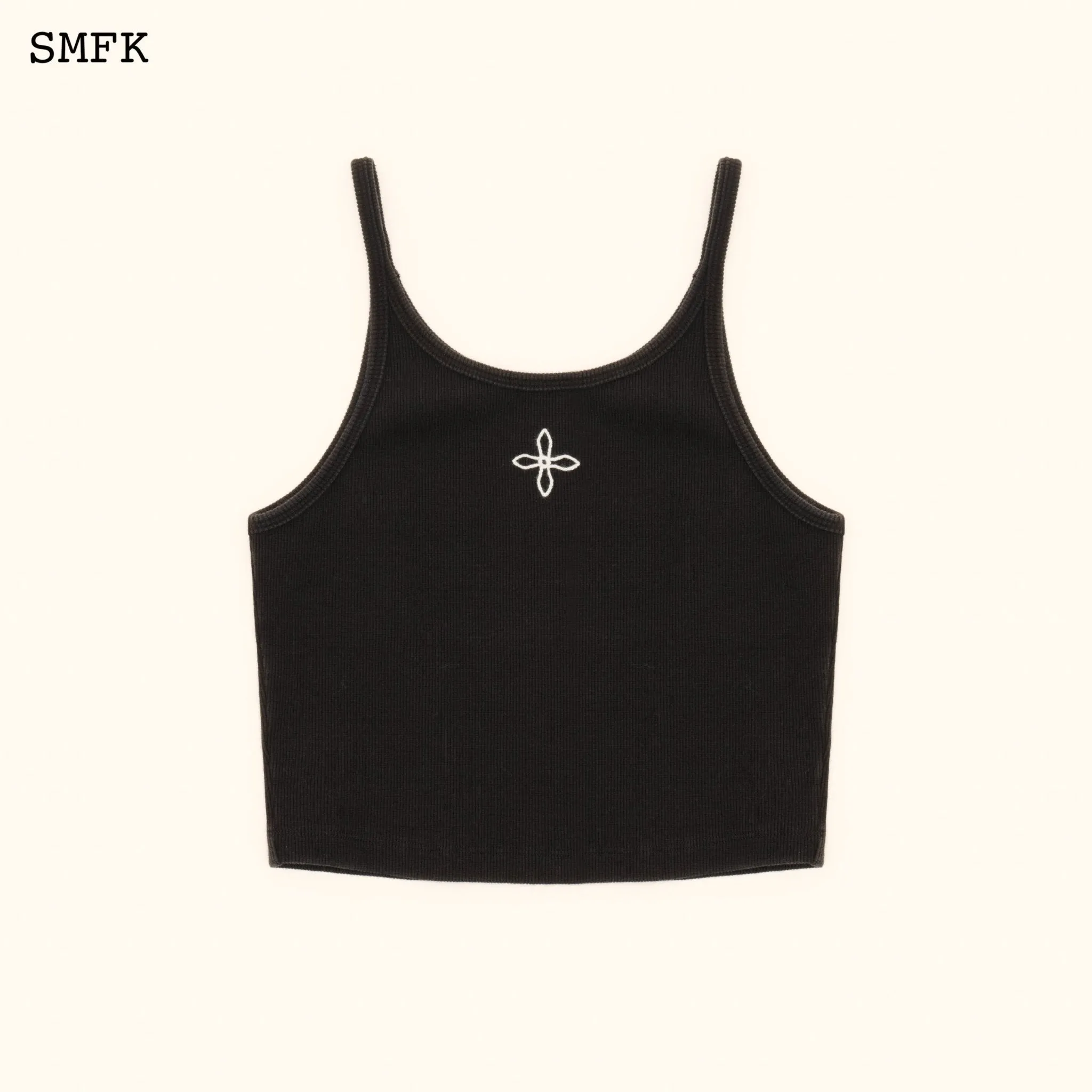 WildWorld Cross Sporty Vest Top In Black