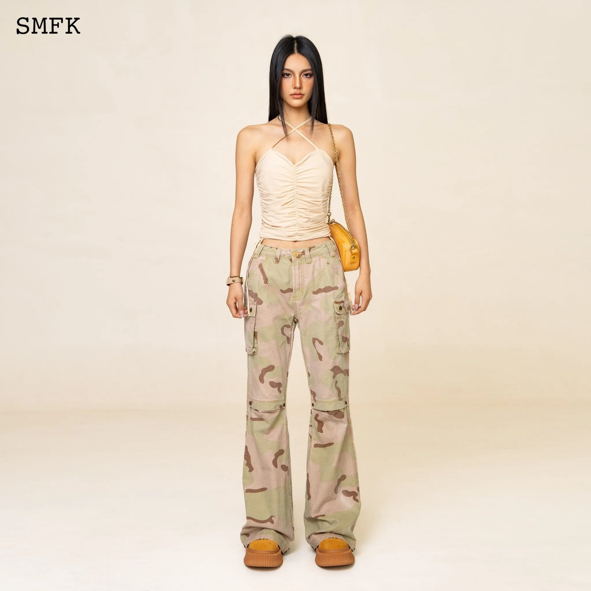 WildWorld Desert Viper Gauze Suspender Top