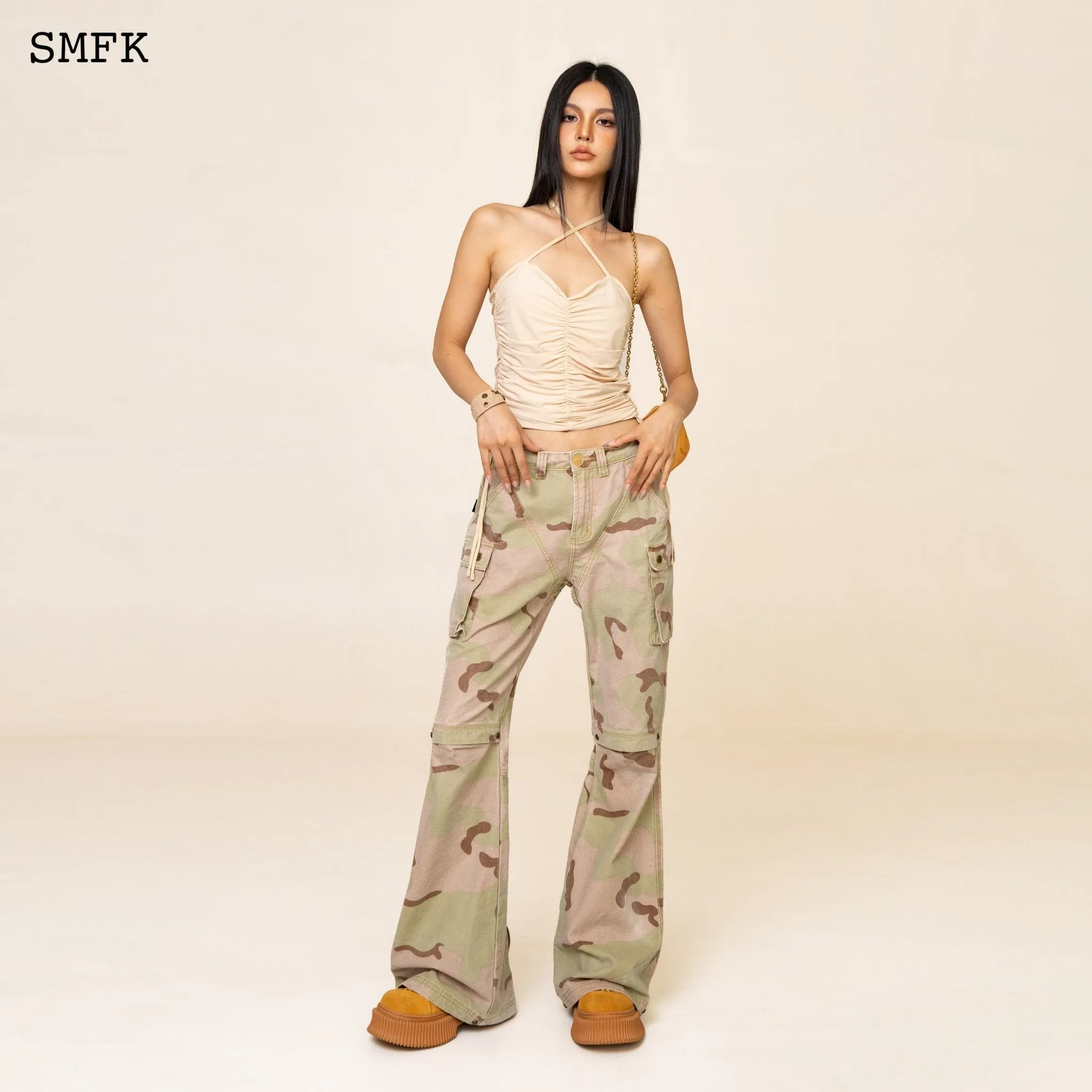 WildWorld Desert Viper Gauze Suspender Top